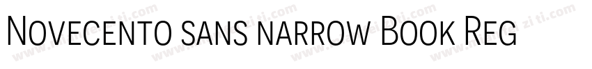 Novecento sans narrow Book Regular字体转换